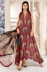 KP790-3 Piece Unstitched Digital Printed Airjet Lawn Suit